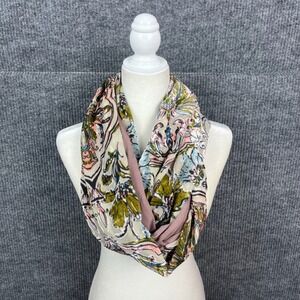 Anthropologie Infinity Scarf Womens Velvet Burnout Double Sided Boho Ethereal